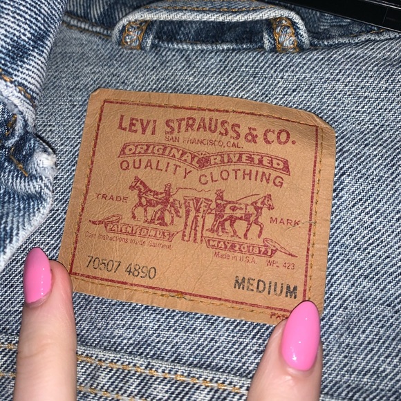 Vintage Reworked Levi’s Denim Jacket - Picture 4 of 7